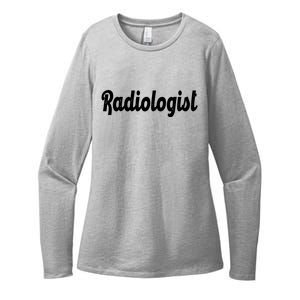 Radiologist Womens CVC Long Sleeve Shirt