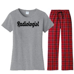 Radiologist Women's Flannel Pajama Set