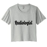 Radiologist Women's Crop Top Tee