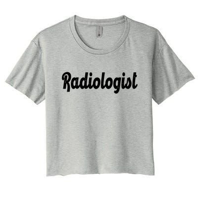 Radiologist Women's Crop Top Tee