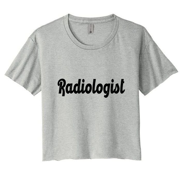Radiologist Women's Crop Top Tee