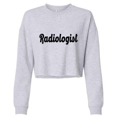 Radiologist Cropped Pullover Crew