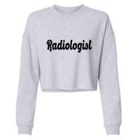 Radiologist Cropped Pullover Crew
