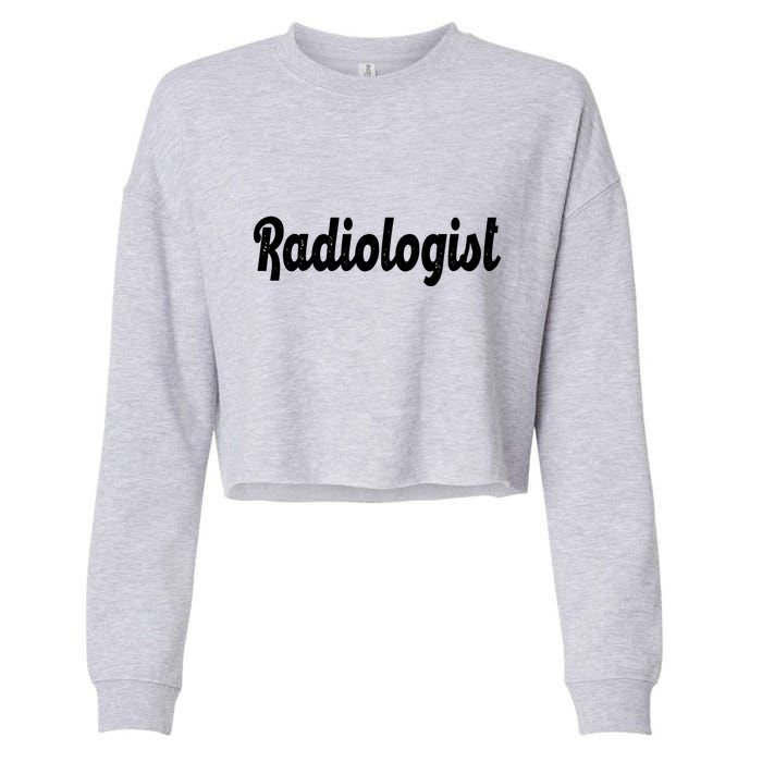 Radiologist Cropped Pullover Crew