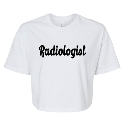 Radiologist Bella+Canvas Jersey Crop Tee