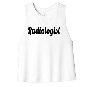 Radiologist Women's Racerback Cropped Tank