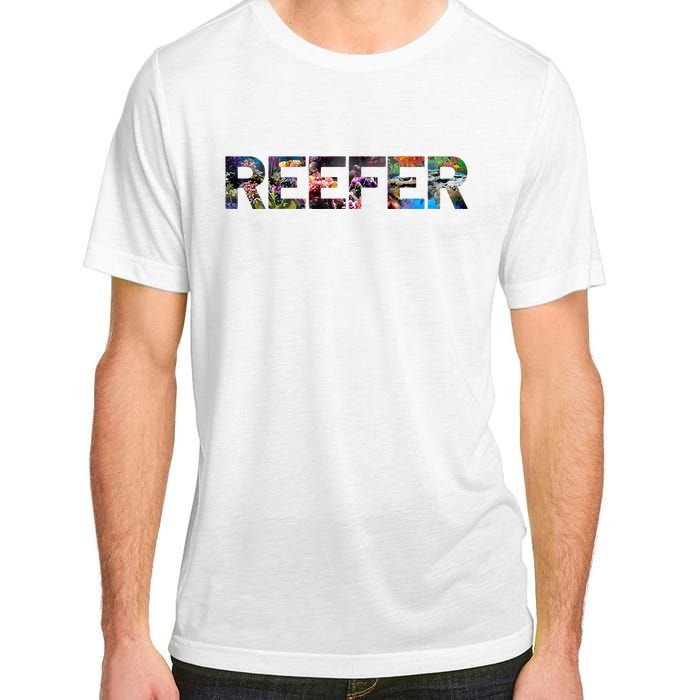 Reefer Reef Aquarium Coral Fish Tank Aquarist Adult ChromaSoft Performance T-Shirt