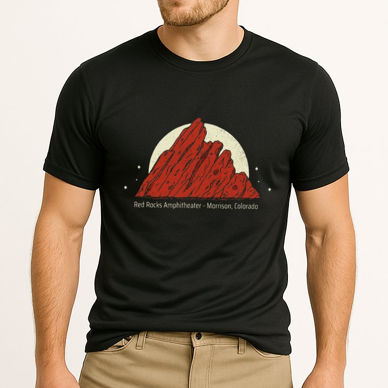 Red Rocks Amphitheater Morrison Colorado Performance Shirt