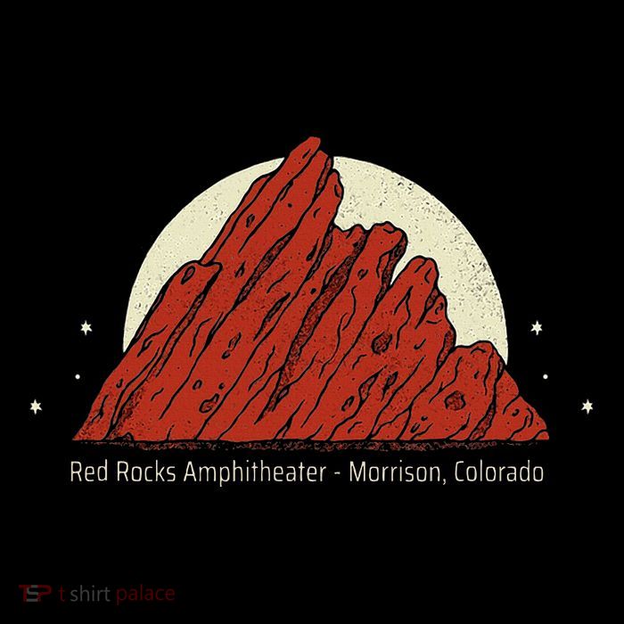 Red Rocks Amphitheater Morrison Colorado Button