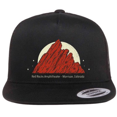 Red Rocks Amphitheater Morrison Colorado Flatbill Hat