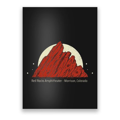 Red Rocks Amphitheater Morrison Colorado Poster