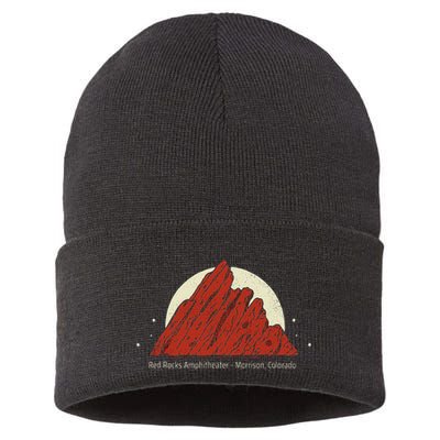 Red Rocks Amphitheater Morrison Colorado Sustainable Knit Beanie
