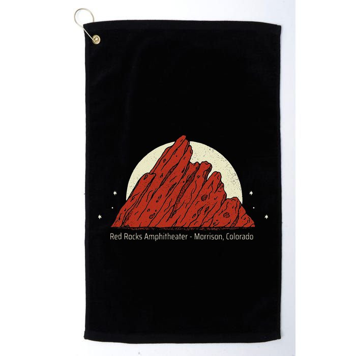 Red Rocks Amphitheater Morrison Colorado Golf Towel