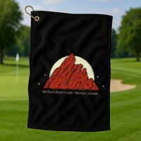 Red Rocks Amphitheater Morrison Colorado Golf Towel