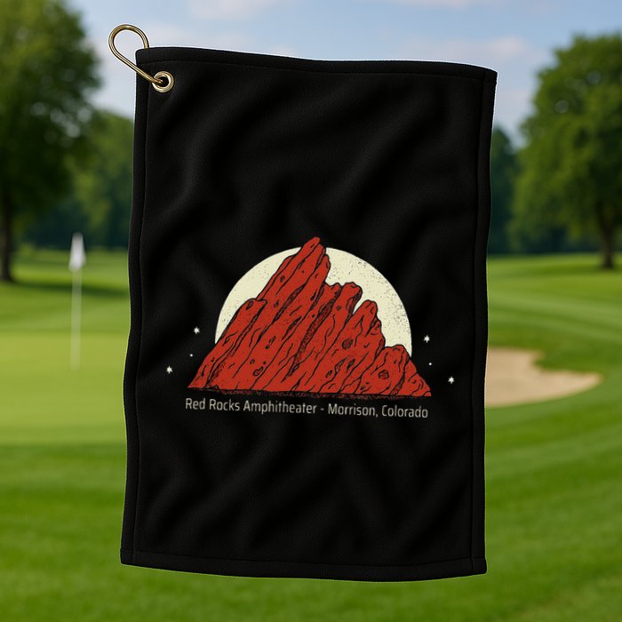 Red Rocks Amphitheater Morrison Colorado Golf Towel