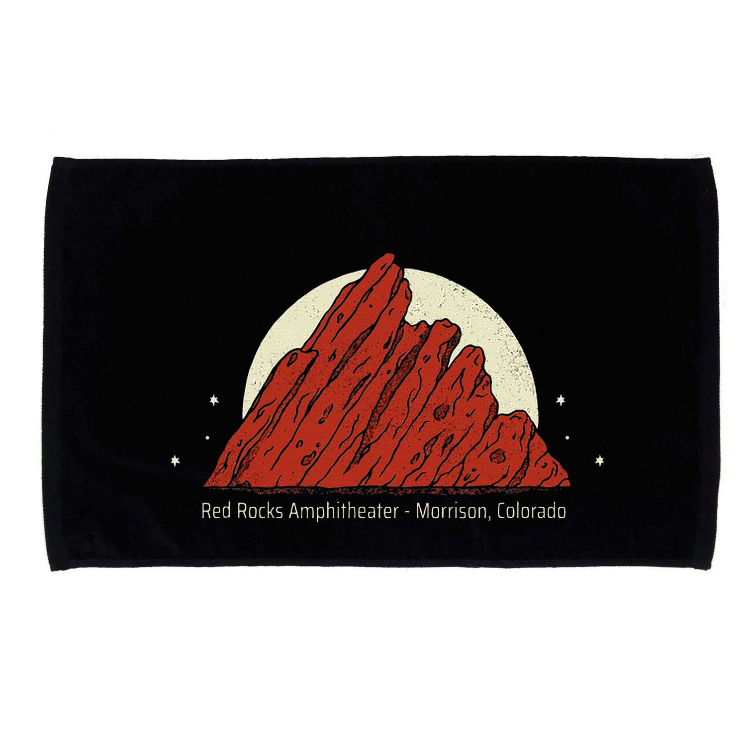 Red Rocks Amphitheater Morrison Colorado Microfiber Hand Towel