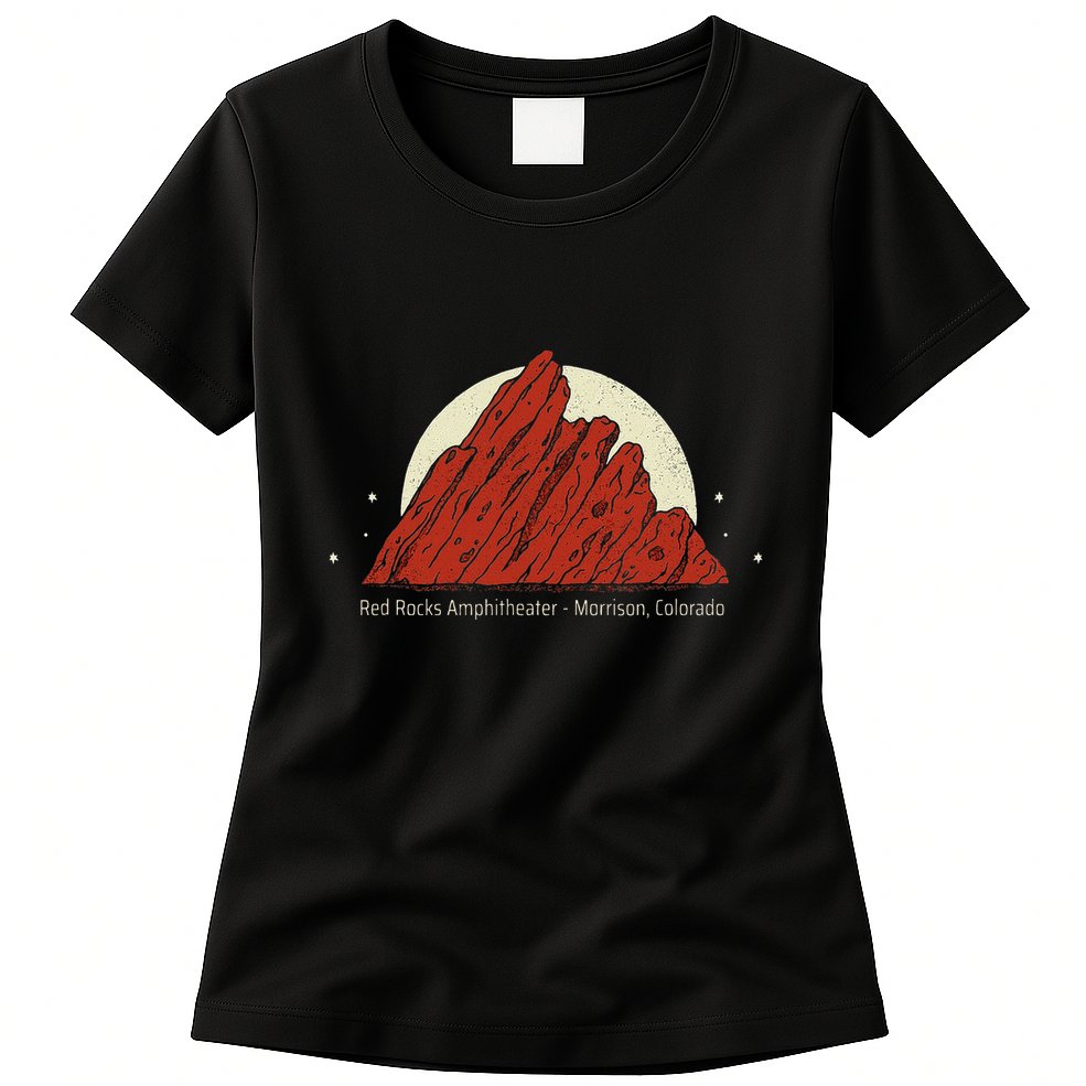 Red Rocks Amphitheater Morrison Colorado Womens T-Shirt