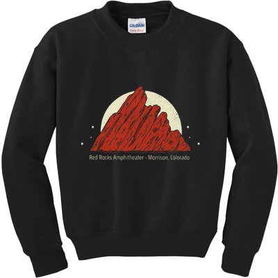 Red Rocks Amphitheater Morrison Colorado Kids Sweatshirt