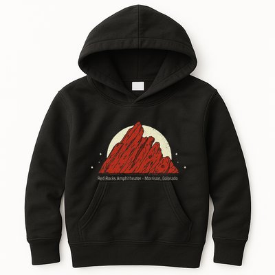 Red Rocks Amphitheater Morrison Colorado Kids Hoodie