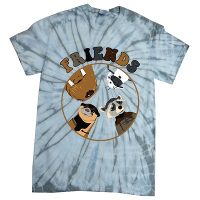 Rocket Raccoon And Friends Tie-Dye T-Shirt