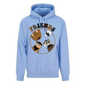 Rocket Raccoon And Friends Unisex Surf Hoodie