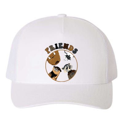 Rocket Raccoon And Friends Yupoong Adult 5-Panel Trucker Hat