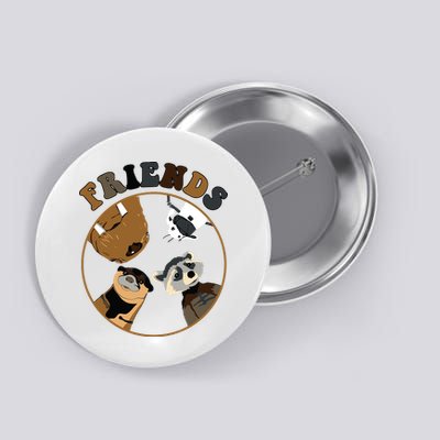 Rocket Raccoon And Friends Button