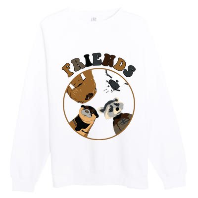 Rocket Raccoon And Friends Premium Crewneck Sweatshirt