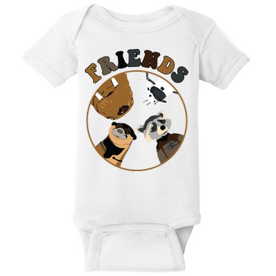 Rocket Raccoon And Friends Baby Bodysuit