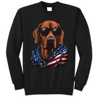 Rhodesian Ridgeback American Flag USA Tee 4th July Gifts Sweatshirt