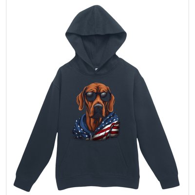 Rhodesian Ridgeback American Flag USA Tee 4th July Gifts Urban Pullover Hoodie