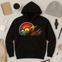 Red Rocks Amphitheater Colorado State Flag Hoodie