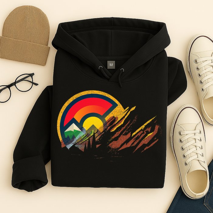 Red Rocks Amphitheater Colorado State Flag Hoodie