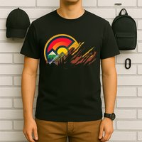Red Rocks Amphitheater Colorado State Flag T-Shirt