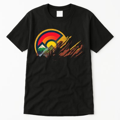 Red Rocks Amphitheater Colorado State Flag Tall T-Shirt
