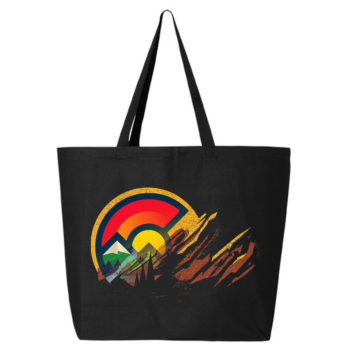Red Rocks Amphitheater Colorado State Flag 25L Jumbo Tote