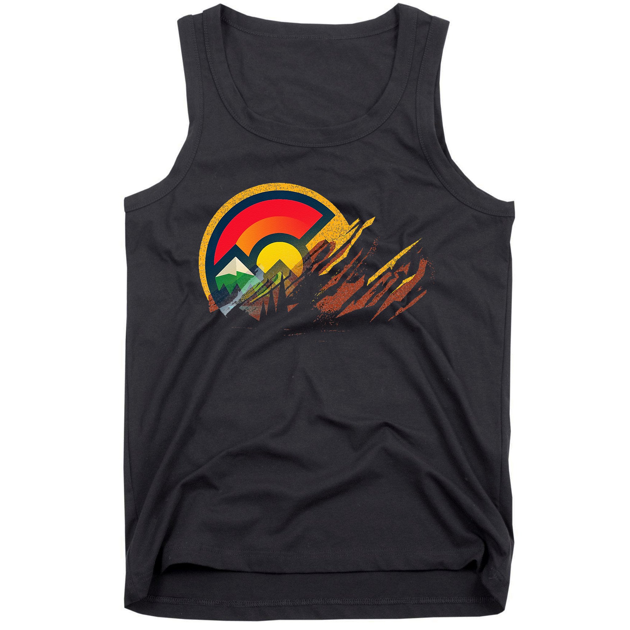 Red Rocks Amphitheater Colorado State Flag Tank Top