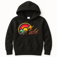Red Rocks Amphitheater Colorado State Flag Kids Hoodie