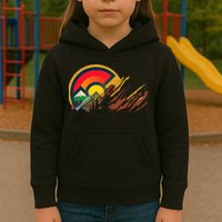 Red Rocks Amphitheater Colorado State Flag Kids Hoodie