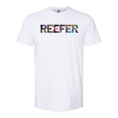 Reefer Reef Aquarium Coral Fish Tank Aquarist Softstyle CVC T-Shirt