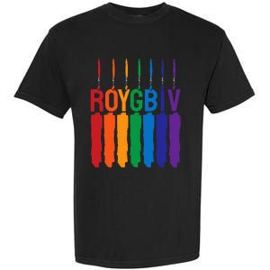 Rainbow Roygbiv Artist Costume Art Teacher Garment-Dyed Heavyweight T-Shirt