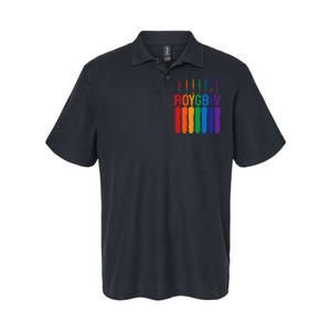 Rainbow Roygbiv Artist Costume Art Teacher Softstyle Adult Sport Polo