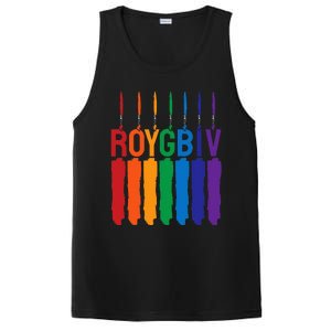 Rainbow Roygbiv Artist Costume Art Teacher PosiCharge Competitor Tank