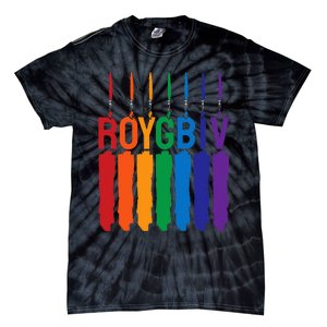 Rainbow Roygbiv Artist Costume Art Teacher Tie-Dye T-Shirt