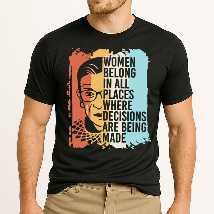 Rbg Ruth Bader Ginsburg Feminist Political Gift Performance Shirt