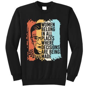 Rbg Ruth Bader Ginsburg Feminist Political Gift Sweatshirt