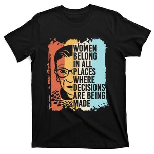 Rbg Ruth Bader Ginsburg Feminist Political Gift T-Shirt