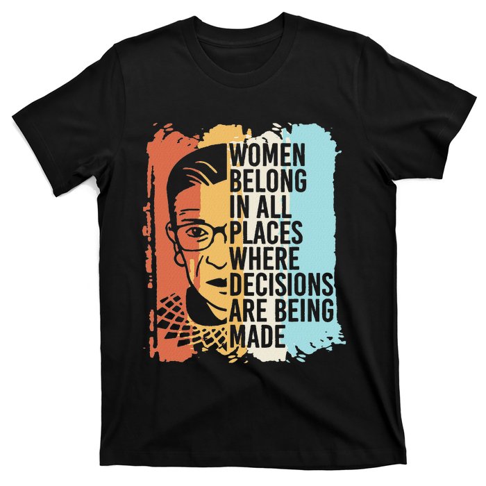 Rbg Ruth Bader Ginsburg Feminist Political Gift T-Shirt