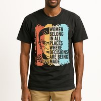 Rbg Ruth Bader Ginsburg Feminist Political Gift Tall T-Shirt