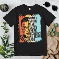Rbg Ruth Bader Ginsburg Feminist Political Gift Premium T-Shirt